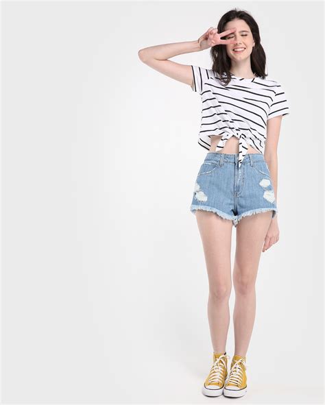 Riachuelo Short Jeans Hot Pants Destroyed
