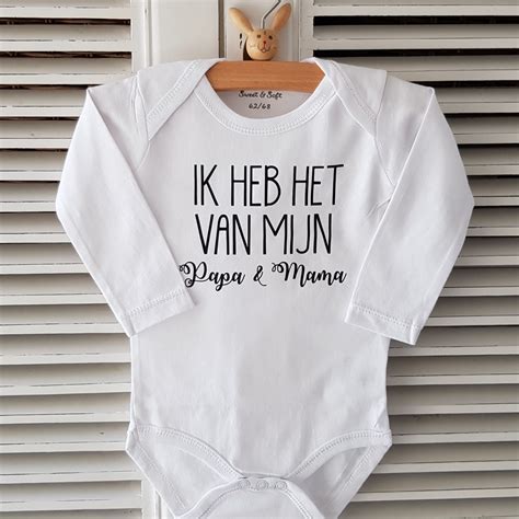 Rompertje Met Tekst Ik Heb Het Van Mijn Papa En Mama