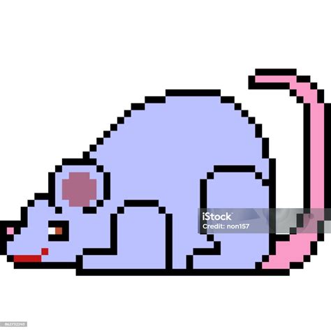 Vector Pixel Art Cartoon Stock Illustration Download Image Now Art Rat Pixelated Istock