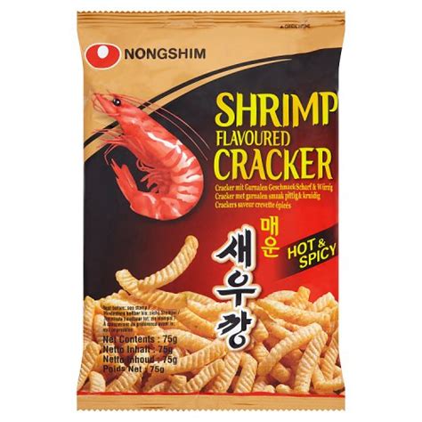 Nongshim Shrimp Flavoured Cracker Hot Spicy G Really Good Culture