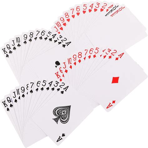 Amazon TOYANDONA Printable Blank Playing Cards Set White Playing