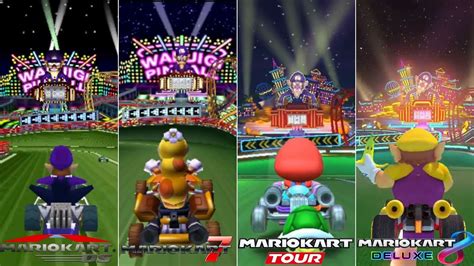 Evolution Of Ds Waluigi Pinball Course In Mario Kart Games