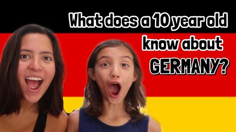 Quizzing An American 10 Year Old On Germany 🇩🇪 Youtube