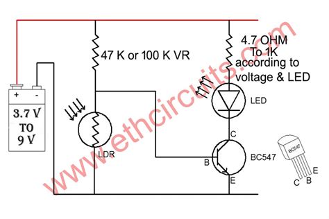 Ldr Circuit Diagram Circuit Diagram