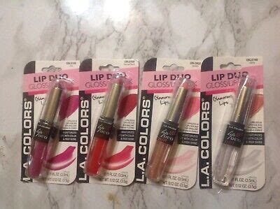 NEW LA Colors L A Colors Lip DUO Gloss Lipstick EBay