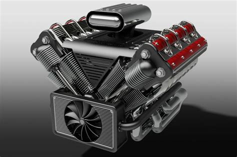 V8 Engine - Autodesk Inventor, STEP / IGES - 3D CAD model - GrabCAD