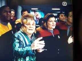 Shes So Excited She Cant Keep Her Hands Off Of Chakotay Ha Star