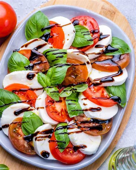 Easy Caprese Salad Recipe Healthy Fitness Meals