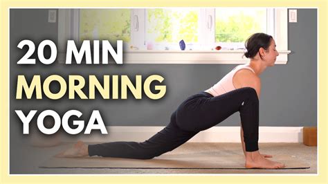 20 Min Morning Yoga HIPS TWISTS No Props Yoga Flow YouTube