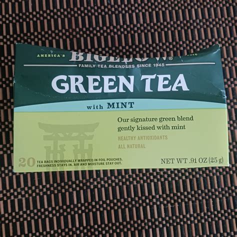 Bigelow Green Tea With Mint Reviews Abillion