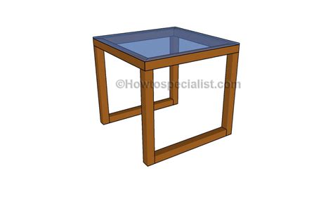 Glass End Table Plans Howtospecialist How To Build Step By Step Diy Plans