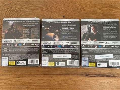 The Dark Knight Trilogie Steelbook K Uhd Bluray Kaufen Auf Ricardo