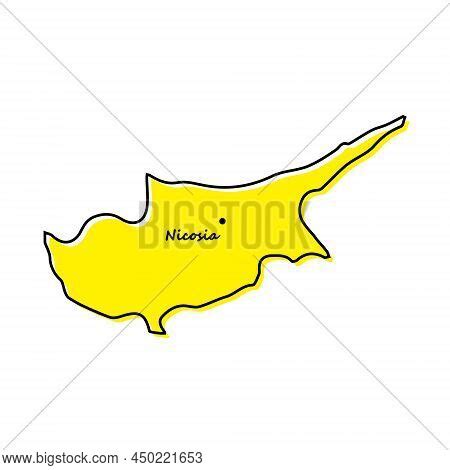 Simple Outline Map Vector Photo Free Trial Bigstock