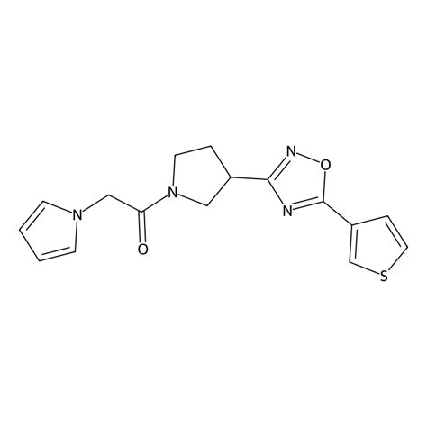 Buy 2 1h Pyrrol 1 Yl 1 3 5 Thiophen 3 Yl 124 Oxadiazol 3 Yl