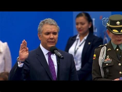 Ivan Duque Is Sworn In As New Colombian President YouTube