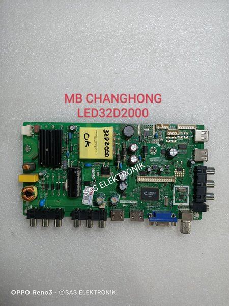 Jual MB MOTHERBOARD MAINBOARD MESIN TV LED CHANGHONG LED32D2000 LED