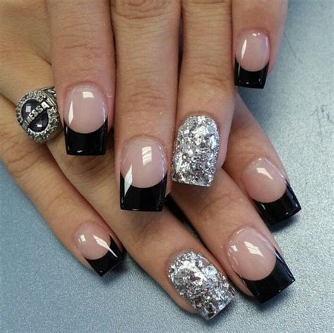 Black French Tip Gel Nail Designs French Tip Nails Is A Timeless