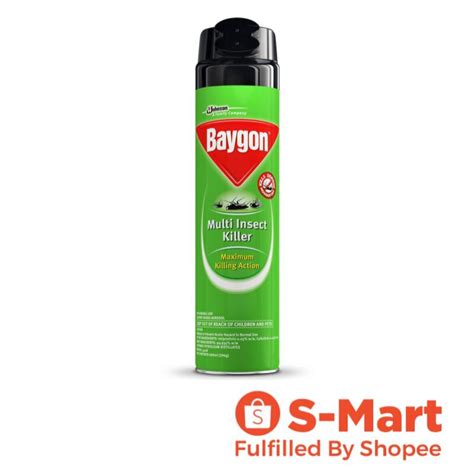 Baygon Waterbased Multi Insect Killer Aerosol Spray 600ml Shopee