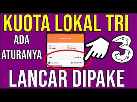 Kuota Lokal Tri Tidak Bisa Di Pakai Ketahui Alasan Paket Internet