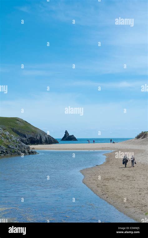 Broad Haven South Beach Pembrokeshire Wales Uk Stock Photo Alamy