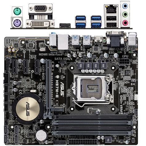 Материнская плата ASUS H97M E H97 Socket 1150 4xDDR3 Raid 4xSATA3