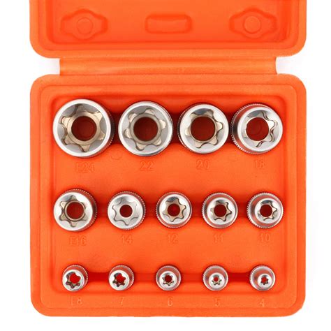 Buy Casoman Pieces Female E Torx Star Socket Set Female External