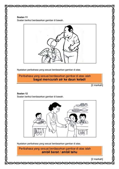 Contoh Gambar Peribahasa Bonus