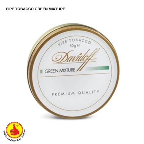 Pipe Tobacco Davidoff Green Mixture G Tembakau Jawa Cap Tangan