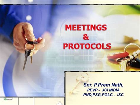 Meetings And Procedures Ppt