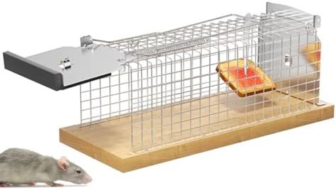 Cage Piège à Rat Vivant 30 cm Grand Réutilisable Piege a Rongeur