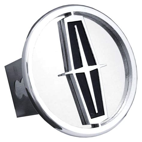 Au Tomotive Gold INC Lincoln 3D Logo Chrome Metal Tow Hitch Cover