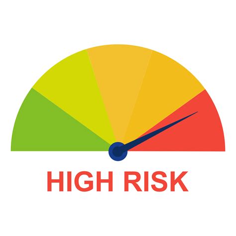 High Risk Icon On White Background Vector Illustration Eps 10