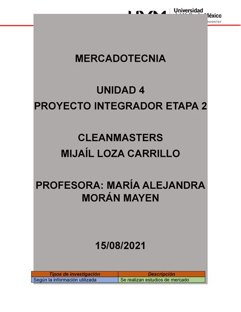 A6 MLC Resolucion De La Actividad 6 Proyecto Integrador Etapa 2