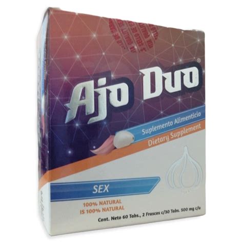 Ajo Duo Sex 60 Tabletas