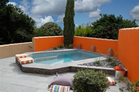 Mini Piscine Caron Mur Couleur Orange En 2019 Mini Piscine Piscine