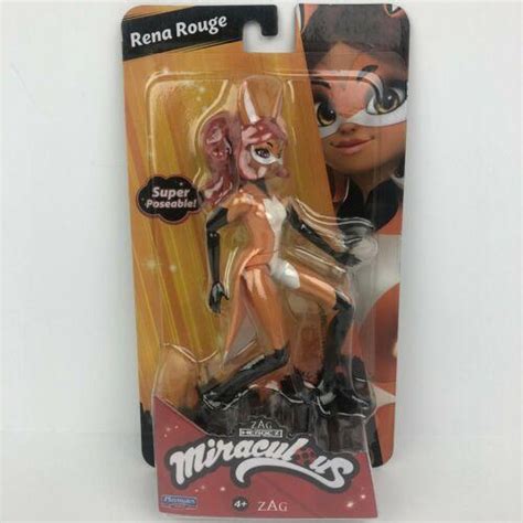 Playmates Toys Zag Miraculous Ladybug Rena Rouge Posable Figure