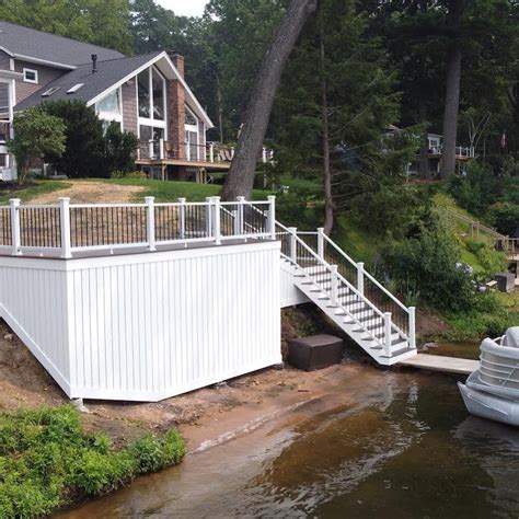 Deck On Congamond Lake Brd Construction