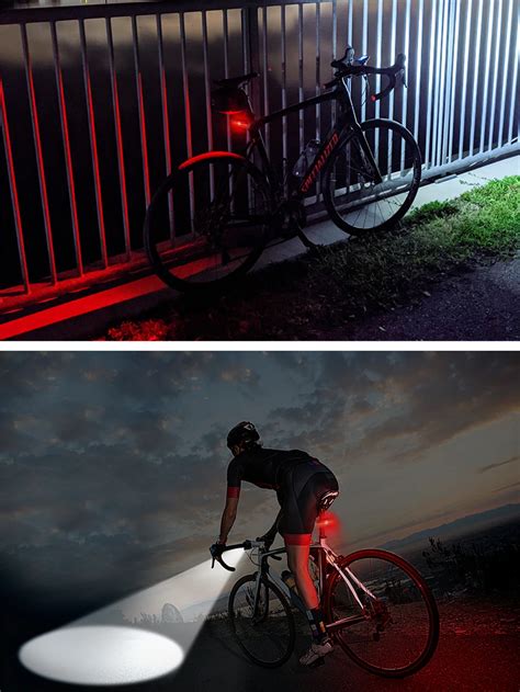 NATFIRE Luz para Bicicleta con Indicador Digital de Batería Faro