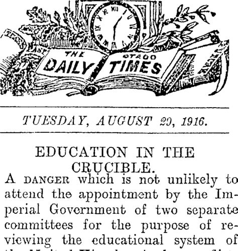 The Otago Daily Times Tuesday August Items National Library Of New Zealand National