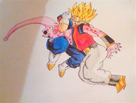 Vegetto Vs Majin Buu Arte Anime Amino Amino