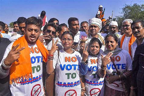 After Sandeshkhali ‘victim Becomes Bjp Lok Sabha Candidate Posters