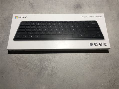 Клавиатура Microsoft Bluetooth Designer compact keyboard Black 21Y