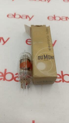 At Nos Vacuum Tube Dumont Dual Diode Triode Ebay