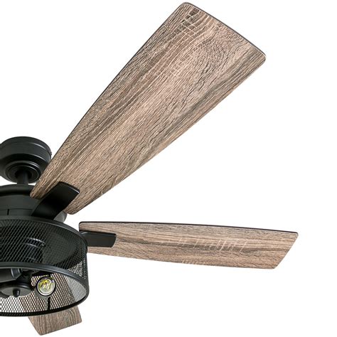 Honeywell Carnegie Ceiling Fan Matte Black Finish 52 Inch 50614