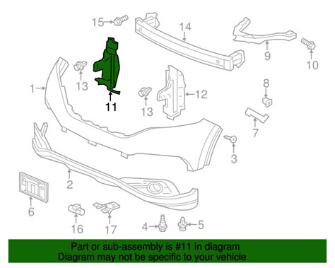 T A A Za Duct R Front Bumper Side Tblack Black