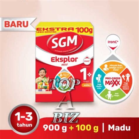 Jual Sgm Eksplor Aktif Pro Gressmaxx Rasa Madu Untuk Usia Tahun