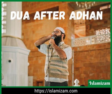 Dua After Adhan In English Arabic Full Islamizam