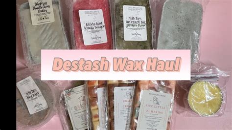 Wax Destash Haul Featuring Sassy Girl Aroma Vintage Chic Scents