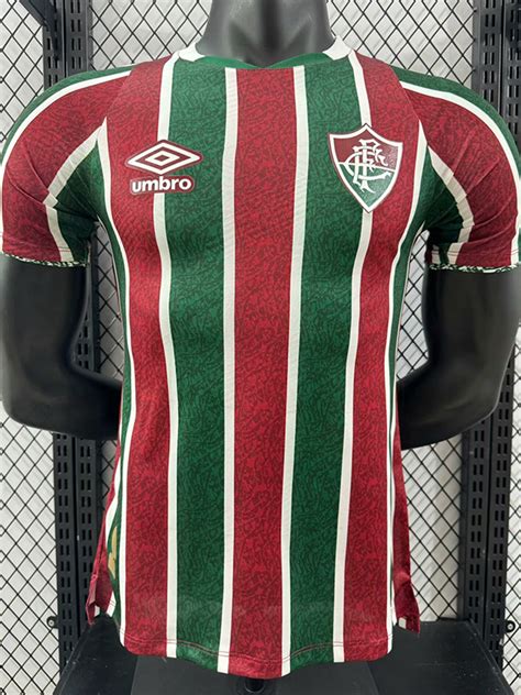 US 18 00 2024 25 Fluminense Home Player Version Soccer Jersey