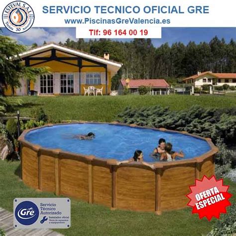 Piscinas Desmontables De Acero Y Madera Gre Esteval